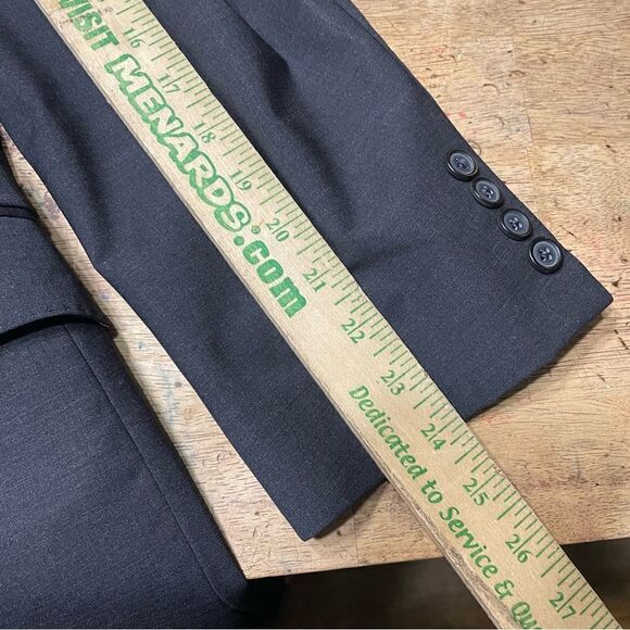 Brooks Brothers Mens Sport Coat Charcoal Gray Explorer Madison Fit Wool Sz‎ 48R - Picture 9 of 12